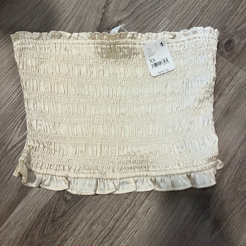 NWT✨ Free People Smocked Tube Top